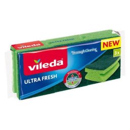 Diverse articole de curatenie Burete vase abraziv protectie unghii 3 buc Vileda Ultrafresh