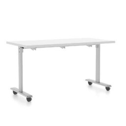 Birou cu blat pliabil Fold PAL diverse culori 160x70x75 cm alb