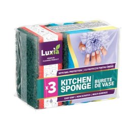 Diverse articole de curatenie Burete vase Luxia cu canelura 3 buc/set