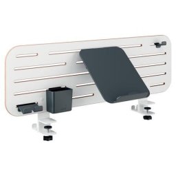 Accesorii birotica Kit organizator pentru birou Leitz cu 3 suporturi 80x25 cm Alb