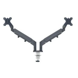 Accesorii birotica Suport pentru monitor Leitz 2 brate ajustabile gri carbune