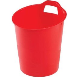 Accesorii birotica Cos hartie plastic 15 L Green2Desk Rosu