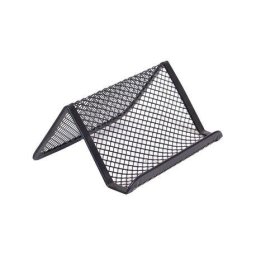 Accesorii birotica Suport carti de vizita mesh negru