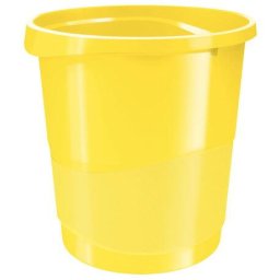 Accesorii birotica Cos hartie plastic galben 14 L Esselte Europost Vivida