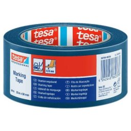 Accesorii birotica Banda adeziva albastra PVC 50 mm x 33 m marcare