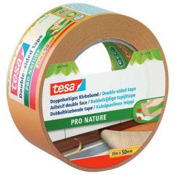 Accesorii birotica Banda dublu adeziva maro material reciclat 50 mm x 25 m