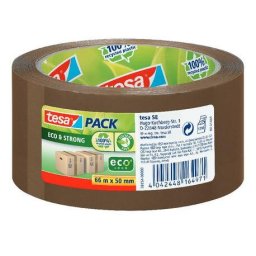 Accesorii birotica Banda adeziva maro plastic reciclat 50 mm x 66 m