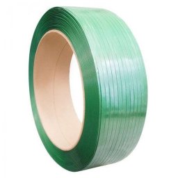 Accesorii birotica Banda adeziva paletizare verde PET 12 mm x 0.7 mm x 2500 m 261 kg