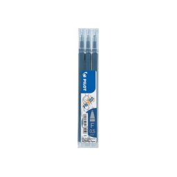 Set 3 rezerve roller Pilot Frixion Clicker cerneala albastra 0.5 mm Rezerva roller cu cerneala Pilot Frixion Clicker bleumarin 0.5 mm 3 bucati/set