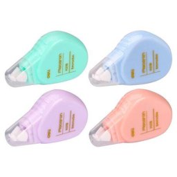 Banda corectoare Deli macaron diverse culori 5 mm x 5 m
