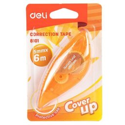 Banda corectoare Deli cover up 5 mm x 6 m cu capac de protectie