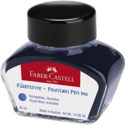 Calimara cerneala Faber-Castell albastra 30 ml Cerneala 30ml albastra Faber-Castell