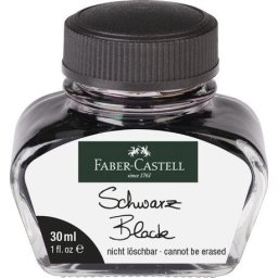 Calimara cerneala Faber-Castell neagra 30 ml