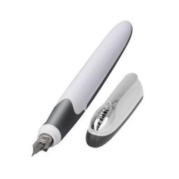 Stilou Online Air negru/gri penita din iridiu M cu capac