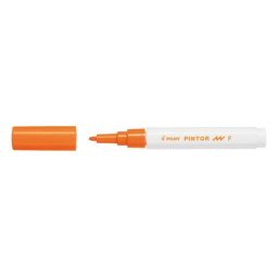 Marker cu vopsea Pilot Pintor F diverse culori 1 mm varf rotund orange