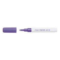 Marker cu vopsea Pilot Pintor Pastel EF culori pastelate 0.7 mm varf rotund violet