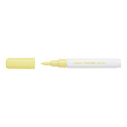 Marker cu vopsea Pilot Pintor Pastel EF culori pastel 0.7 mm varf rotund galben