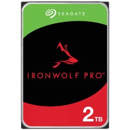 HDD NAS SEAGATE IronWolf Pro 2TB CMR, 3.5, 256MB, 7200RPM, SATA, Rescue Services 3 ani, TBW: 550