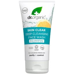 Gel curățare față 125ml Skin Clear Dr. Organic