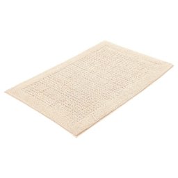 Net covor de baie din bumbac 70x120 cm, lavabil la 40°C, bej - Verificat A · Re-Bloom
