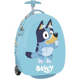 Troler oval pentru calatorii bluey, 28x43x23 cm
