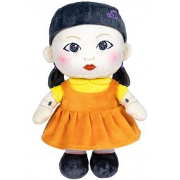 Jucarie din plus the doll young-hee, jocul calamarului, 30 cm