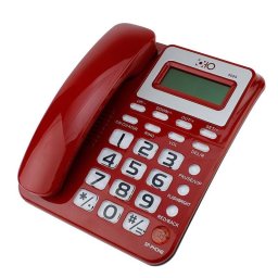 Telefon fix OHO 5005R ID apelant FSK/DTMF Calculator Calendar Memorie Rosu