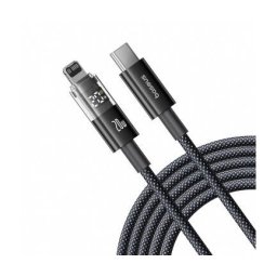 Cablu Date si Incarcare Baseus USB-C - Lightning Display 2 20W 1m Negru