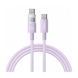 Cablu Date si Incarcare Baseus USB-C - USB-C Display 2 100W 1m Mov