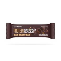 GymBeam Protein Energy Balls 45 g cocoa and cashew