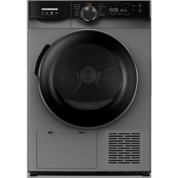 Uscator de rufe cu pompa de caldura HEINNER HHPD-M8K3SA++, 8 kg, 14 programe, Clasa D, Argintiu