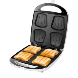 Sandwich maker 48480 Sandwich Quadro, 1100W, Alb