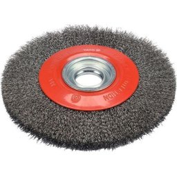 Perie disc, 200mm, Rosu/Argintiu