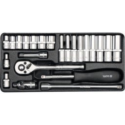 Trusa Tubulare 1/4" , YT-14421, 23 piese