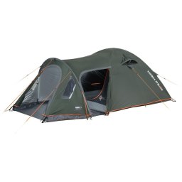 High Peak dome tent Kira 3.1 (dark green/grey, with tunnel porch, Climate Protection 80)