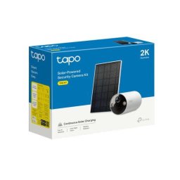 Camera de supraveghere Tapo TC82 Wireless Outdoor Security, 2K 3MP, Night Vision, IP65 + TP-Link Tapo Solar Panel 2.5W, IP65, Black EU White EU