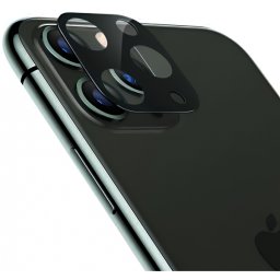 Folie de protectie Camera Spate XO Design 3D pentru Apple iPhone 12 Pro Max, Sticla Securizata, Neagra