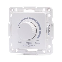 Aigostar - Dimmer fără ramă 250V/10A alb