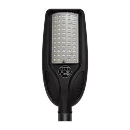 Lampă stradală solară LED VENICE, reglabilă, cu senzor, 50 W, baterie 4000 mAh, IP65, neagră + telecomandă