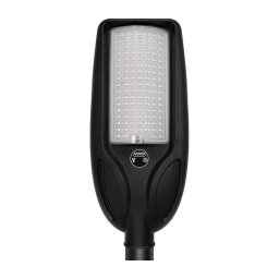Lampă stradală solară LED VENICE cu intensitate reglabilă, 100W, 6000 mAh, IP65, neagră, cu senzor și telecomandă inclusă
