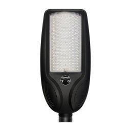 Lampă stradală solară LED dimmabilă cu senzor VENICE 200W/12000 mAh IP65 neagră + telecomandă