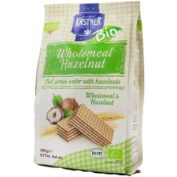 Napolitane BIO din Faina Integrala cu Alune, 175 g, Kastner