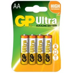 Set 3 x 4 Baterii Alcaline Ultra GP R6 AA