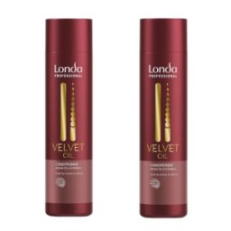 Set 2 x Balsam de Par cu Ulei de Argan Londa Professional Velvet Oil Conditioner, 250 ml