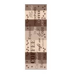 Covor Dreptunghiular pentru Bucatarie, 75 x 150 cm, Antiderapant, Maro / Bej, Flex 19052/19