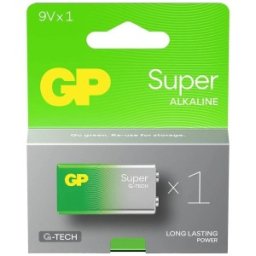 Baterie Alcalina Super GP 9V, 1 Bucata