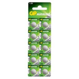 Set 2 x 10 Baterii Alcaline Tip Buton AG13, GP