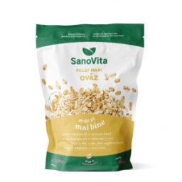 Set 2 x Fulgi de Ovaz, Mari, Sanovita Zipper, 500 g