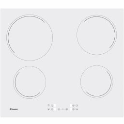 Plita ceramica Candy CH 64 CCW Putere 6,5 kW 4 arzatoare Control tactil, Alb