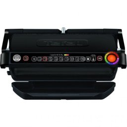 Gratar electric Tefal OptiGrill+ XL GC722834, 2000W, 9 programe, indicator gatire, senzor automat, placi detasabile, Negru